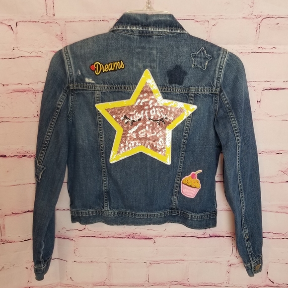 Upcycled Jean Jacket - Picture 4 of 6